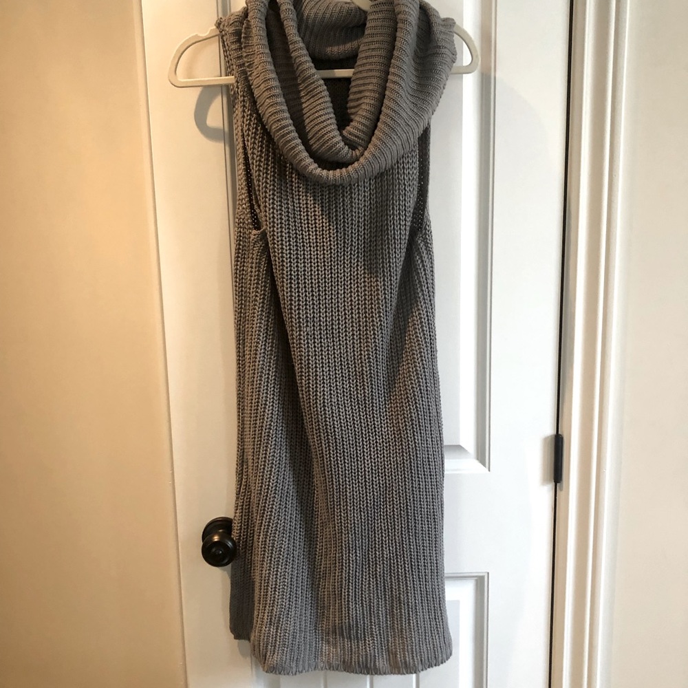 Grey Wool dress, robe laine grise
